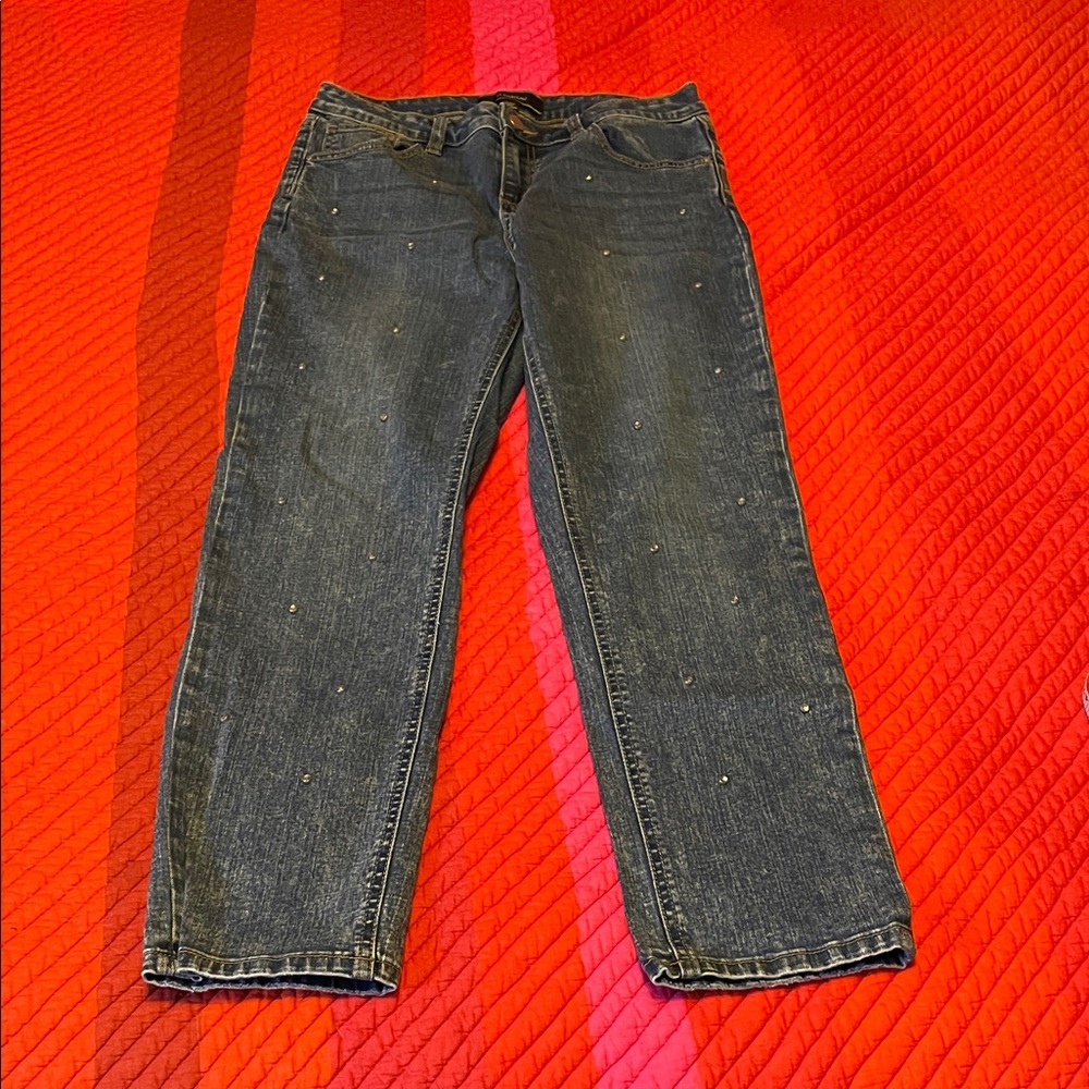 Women's Bedazzled  Straight Leg Jeans